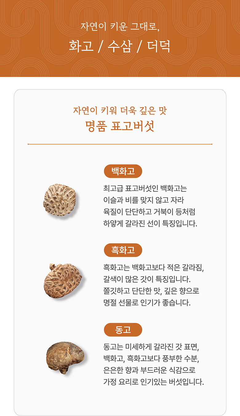 화고/수삼/더덕